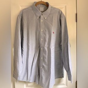 Brooks Brother Regent Men’s Long Sleeve Dress Shirt, XXL, EUC.